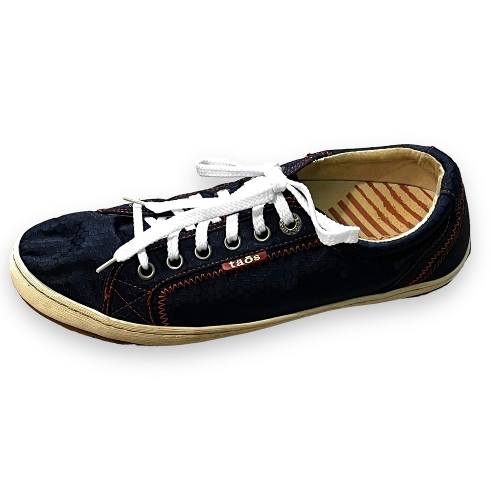 Taos Glyde Sneakers Low Top Lace up Comfort Walking Navy Size 8.5